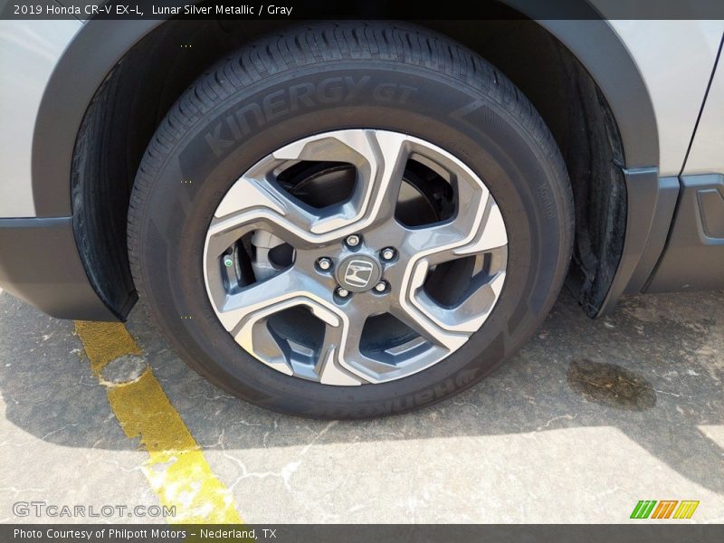 Lunar Silver Metallic / Gray 2019 Honda CR-V EX-L
