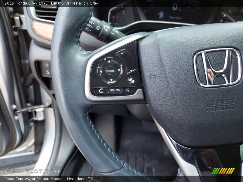 Lunar Silver Metallic / Gray 2019 Honda CR-V EX-L