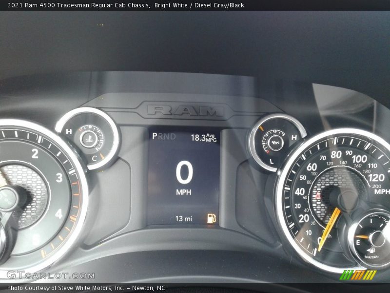  2021 4500 Tradesman Regular Cab Chassis Tradesman Regular Cab Chassis Gauges