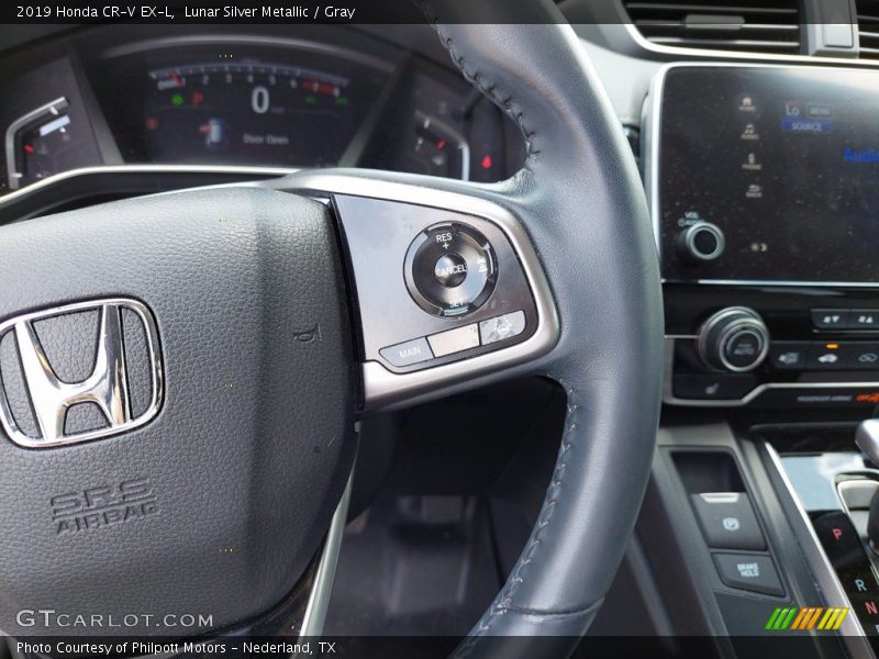 Lunar Silver Metallic / Gray 2019 Honda CR-V EX-L
