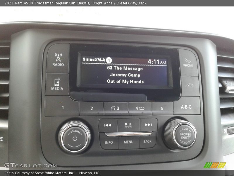 Audio System of 2021 4500 Tradesman Regular Cab Chassis