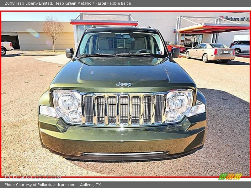 Jeep Green Metallic / Pastel Pebble Beige 2008 Jeep Liberty Limited