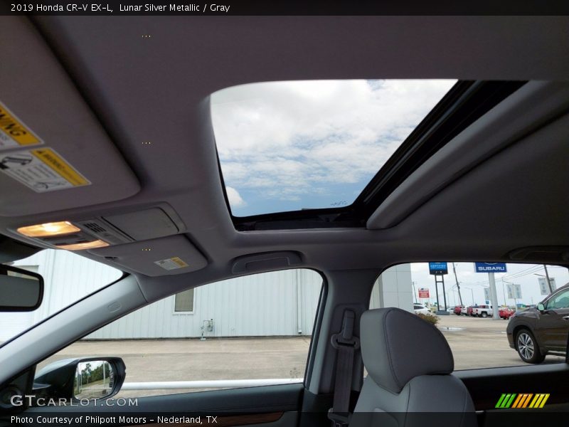 Lunar Silver Metallic / Gray 2019 Honda CR-V EX-L