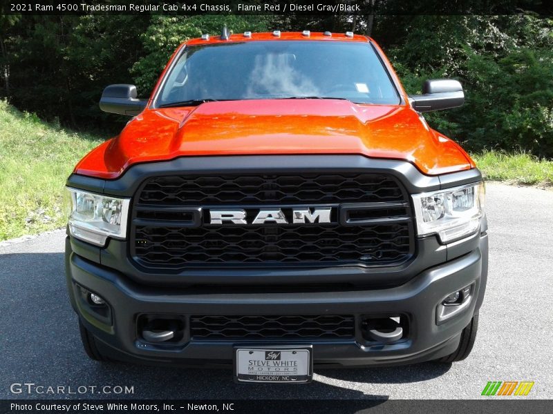Flame Red / Diesel Gray/Black 2021 Ram 4500 Tradesman Regular Cab 4x4 Chassis