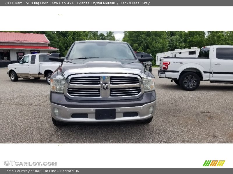 Granite Crystal Metallic / Black/Diesel Gray 2014 Ram 1500 Big Horn Crew Cab 4x4