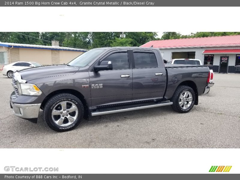 Granite Crystal Metallic / Black/Diesel Gray 2014 Ram 1500 Big Horn Crew Cab 4x4