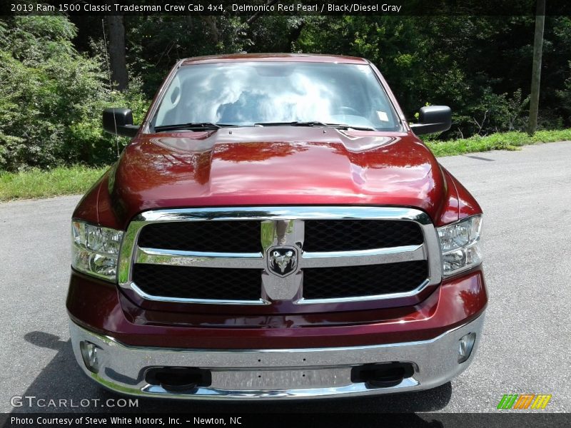 Delmonico Red Pearl / Black/Diesel Gray 2019 Ram 1500 Classic Tradesman Crew Cab 4x4