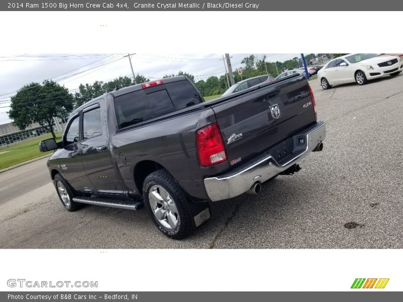 Granite Crystal Metallic / Black/Diesel Gray 2014 Ram 1500 Big Horn Crew Cab 4x4