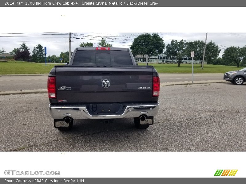 Granite Crystal Metallic / Black/Diesel Gray 2014 Ram 1500 Big Horn Crew Cab 4x4