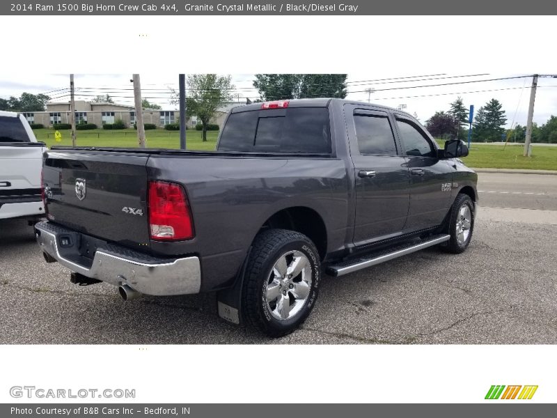 Granite Crystal Metallic / Black/Diesel Gray 2014 Ram 1500 Big Horn Crew Cab 4x4