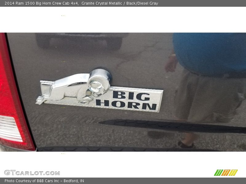 Granite Crystal Metallic / Black/Diesel Gray 2014 Ram 1500 Big Horn Crew Cab 4x4