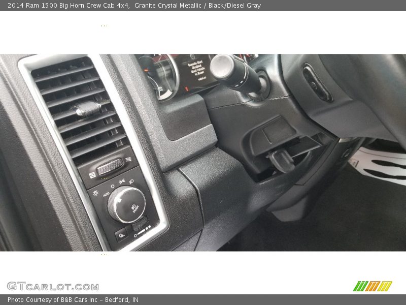 Granite Crystal Metallic / Black/Diesel Gray 2014 Ram 1500 Big Horn Crew Cab 4x4