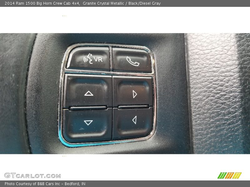 Granite Crystal Metallic / Black/Diesel Gray 2014 Ram 1500 Big Horn Crew Cab 4x4