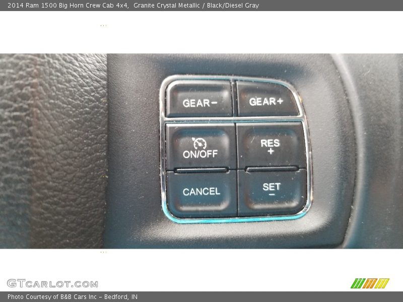 Granite Crystal Metallic / Black/Diesel Gray 2014 Ram 1500 Big Horn Crew Cab 4x4