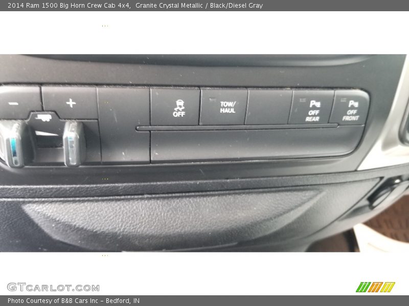 Granite Crystal Metallic / Black/Diesel Gray 2014 Ram 1500 Big Horn Crew Cab 4x4