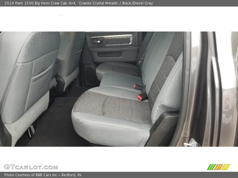 Granite Crystal Metallic / Black/Diesel Gray 2014 Ram 1500 Big Horn Crew Cab 4x4