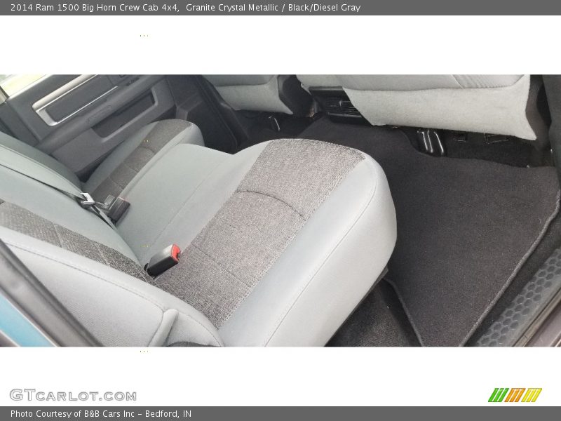 Granite Crystal Metallic / Black/Diesel Gray 2014 Ram 1500 Big Horn Crew Cab 4x4