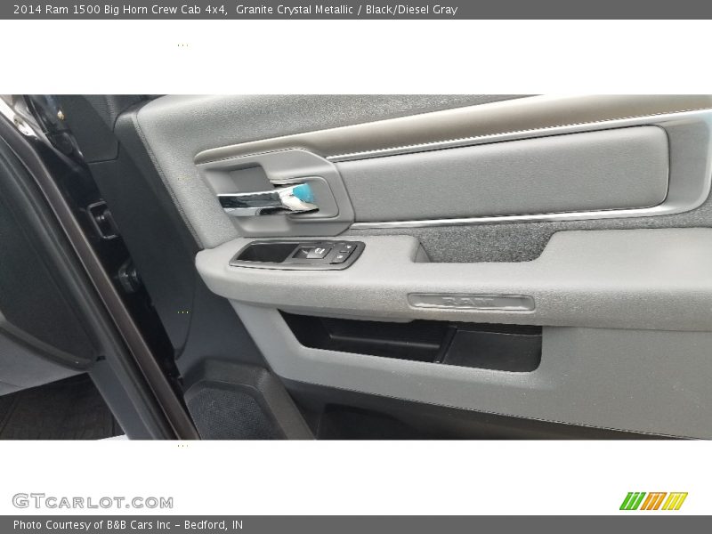 Granite Crystal Metallic / Black/Diesel Gray 2014 Ram 1500 Big Horn Crew Cab 4x4