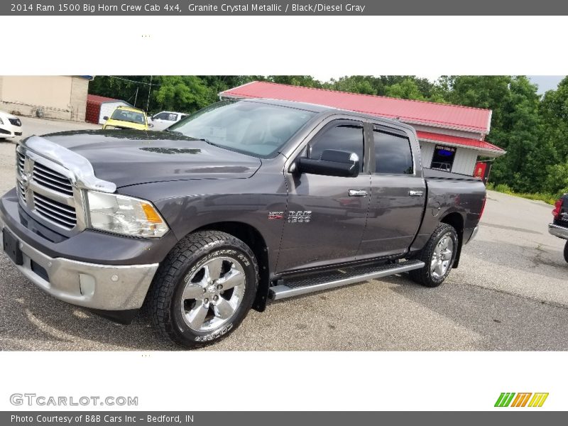 Granite Crystal Metallic / Black/Diesel Gray 2014 Ram 1500 Big Horn Crew Cab 4x4