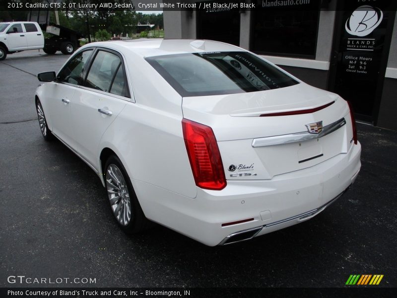 Crystal White Tricoat / Jet Black/Jet Black 2015 Cadillac CTS 2.0T Luxury AWD Sedan