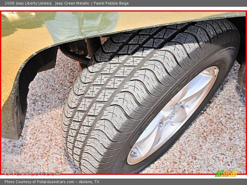 Jeep Green Metallic / Pastel Pebble Beige 2008 Jeep Liberty Limited