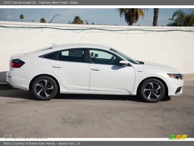 Platinum White Pearl / Black 2022 Honda Insight EX