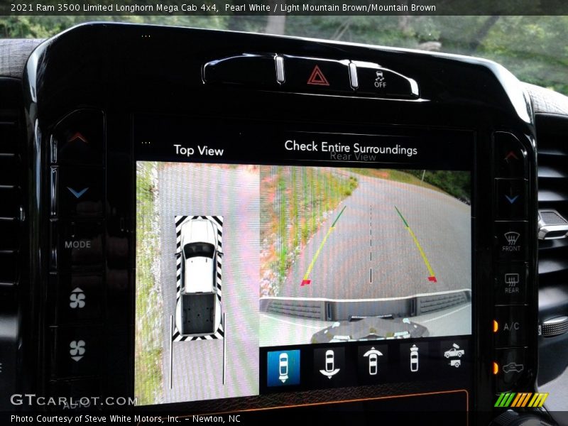 Pearl White / Light Mountain Brown/Mountain Brown 2021 Ram 3500 Limited Longhorn Mega Cab 4x4