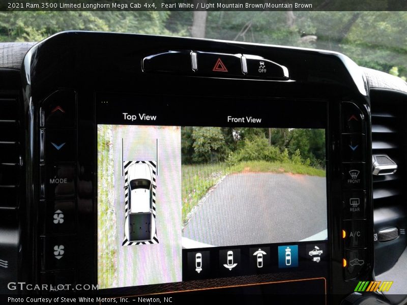 Pearl White / Light Mountain Brown/Mountain Brown 2021 Ram 3500 Limited Longhorn Mega Cab 4x4