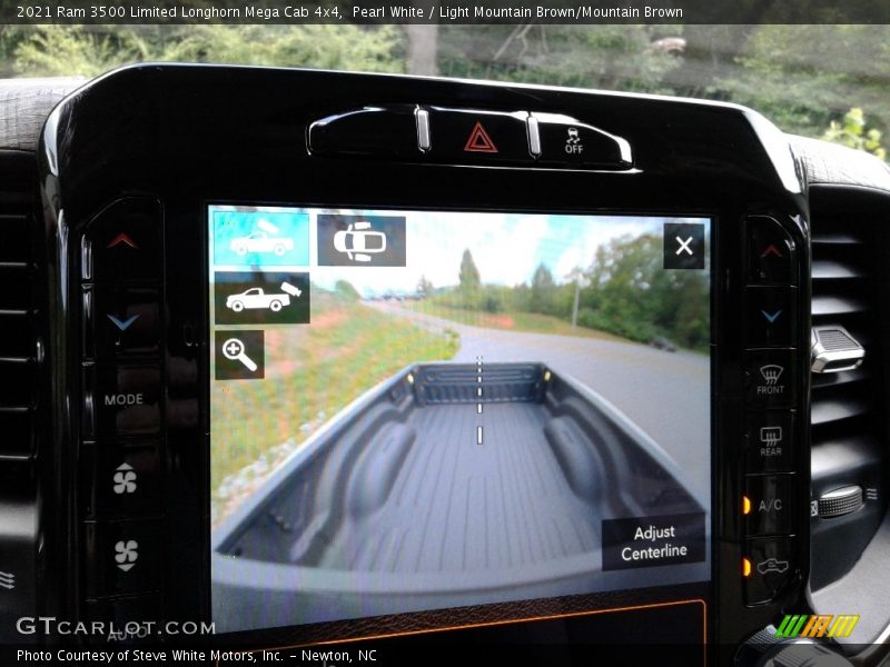 Pearl White / Light Mountain Brown/Mountain Brown 2021 Ram 3500 Limited Longhorn Mega Cab 4x4