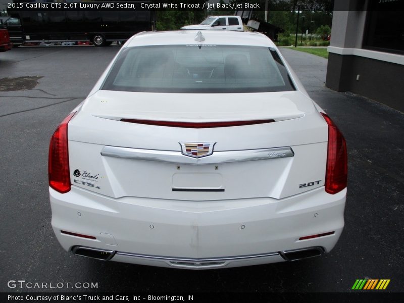 Crystal White Tricoat / Jet Black/Jet Black 2015 Cadillac CTS 2.0T Luxury AWD Sedan