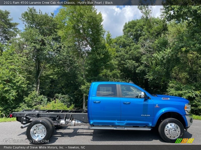 Hydro Blue Pearl / Black 2021 Ram 4500 Laramie Crew Cab 4x4 Chassis