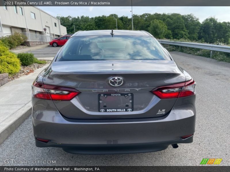 Predawn Gray Mica / Macadamia 2021 Toyota Camry LE AWD