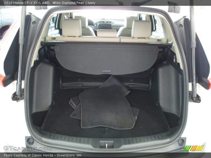 White Diamond Pearl / Ivory 2018 Honda CR-V EX-L AWD