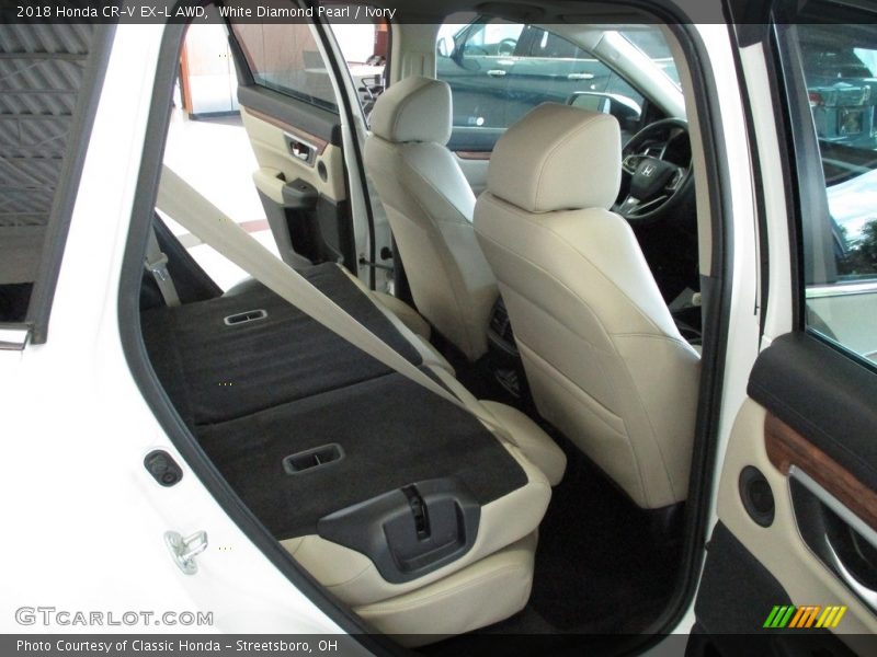 White Diamond Pearl / Ivory 2018 Honda CR-V EX-L AWD
