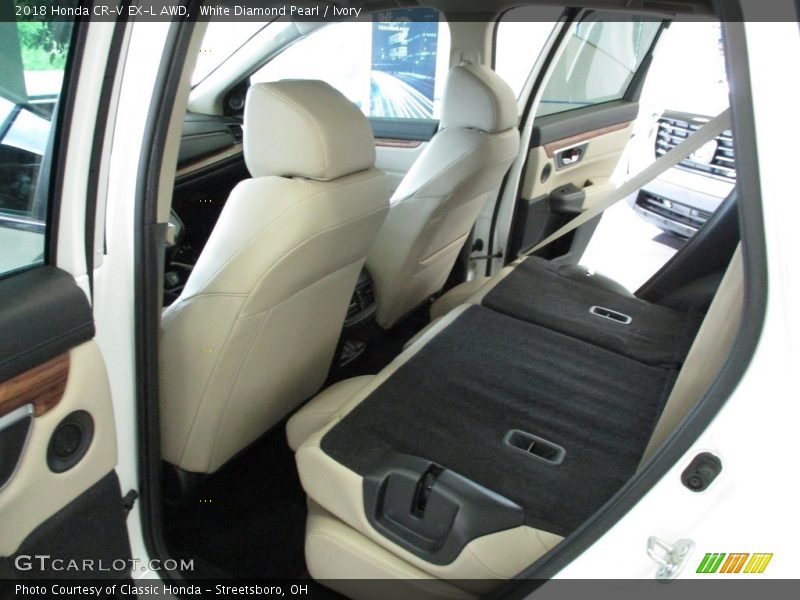 White Diamond Pearl / Ivory 2018 Honda CR-V EX-L AWD
