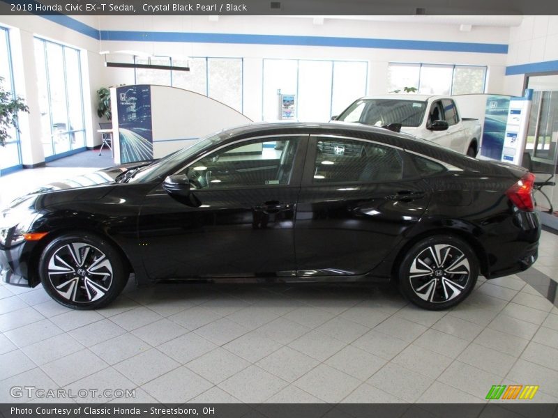  2018 Civic EX-T Sedan Crystal Black Pearl