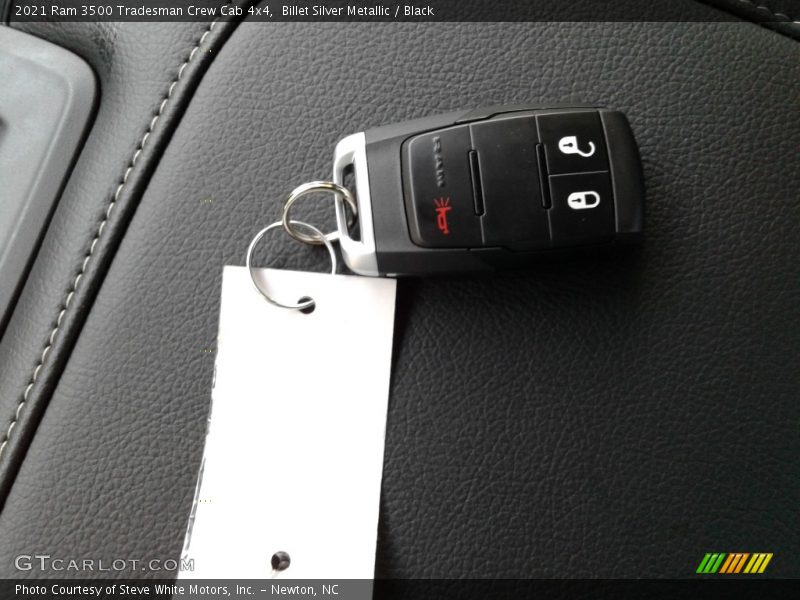 Billet Silver Metallic / Black 2021 Ram 3500 Tradesman Crew Cab 4x4