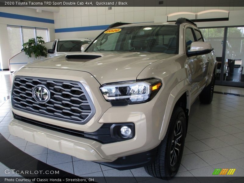 Quicksand / Black 2020 Toyota Tacoma TRD Sport Double Cab 4x4