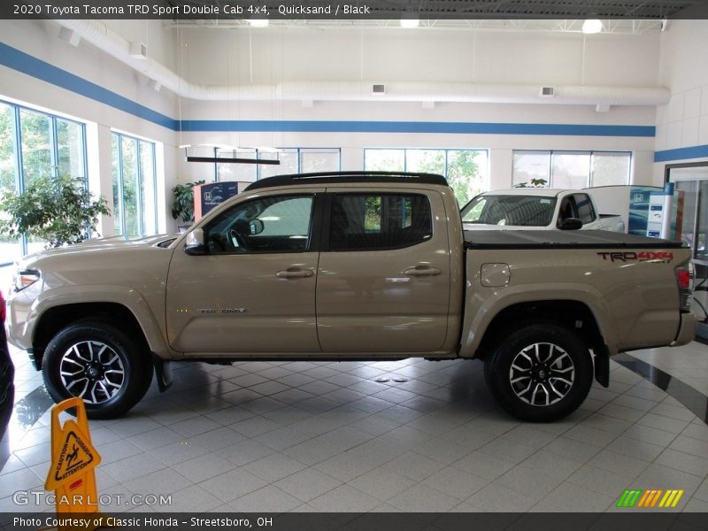 Quicksand / Black 2020 Toyota Tacoma TRD Sport Double Cab 4x4