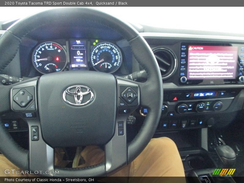 Dashboard of 2020 Tacoma TRD Sport Double Cab 4x4