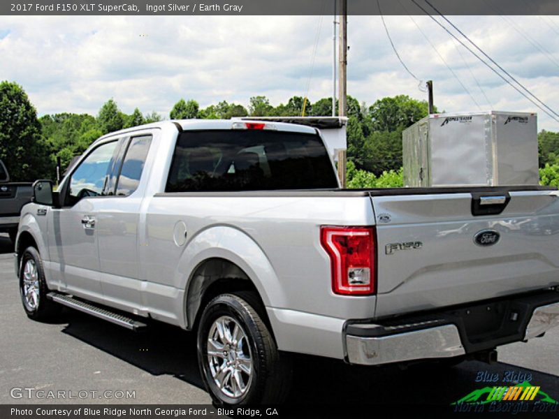 Ingot Silver / Earth Gray 2017 Ford F150 XLT SuperCab