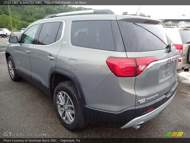 Pepperdust Metallic / Jet Black 2019 GMC Acadia SLE AWD