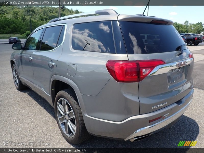 Pepperdust Metallic / Cocoa/Shale 2019 GMC Acadia Denali AWD