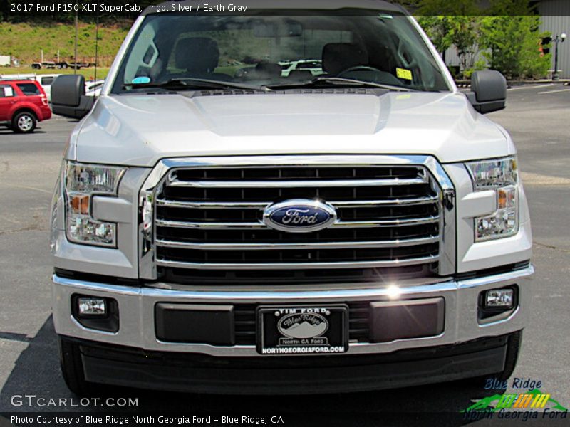 Ingot Silver / Earth Gray 2017 Ford F150 XLT SuperCab