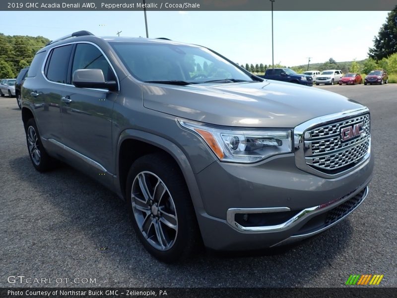 Pepperdust Metallic / Cocoa/Shale 2019 GMC Acadia Denali AWD