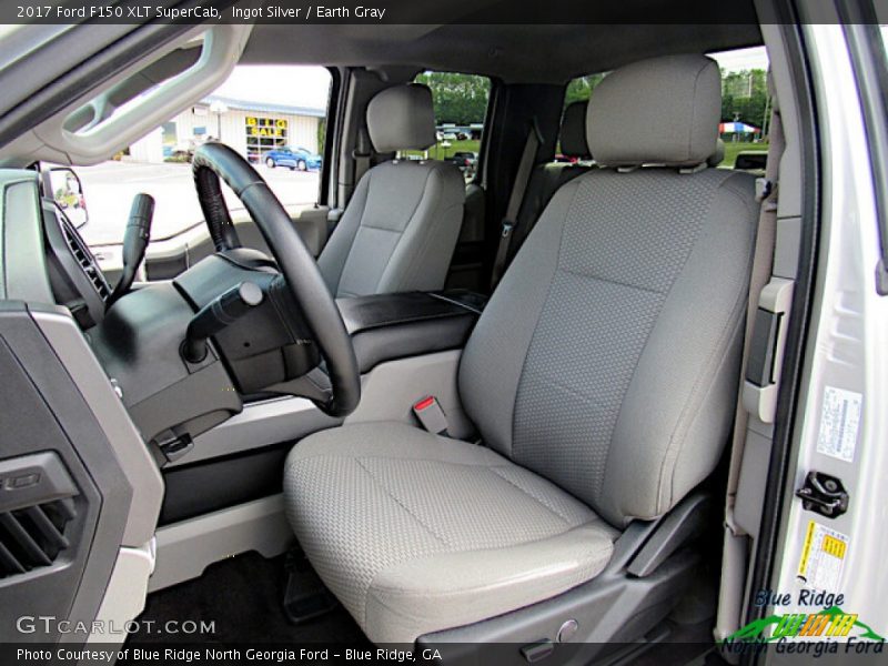 Front Seat of 2017 F150 XLT SuperCab