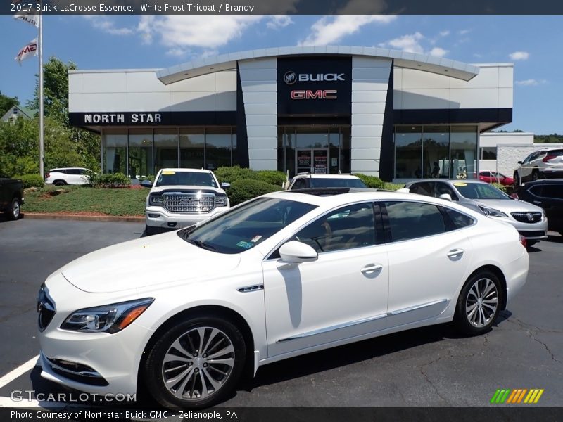 White Frost Tricoat / Brandy 2017 Buick LaCrosse Essence