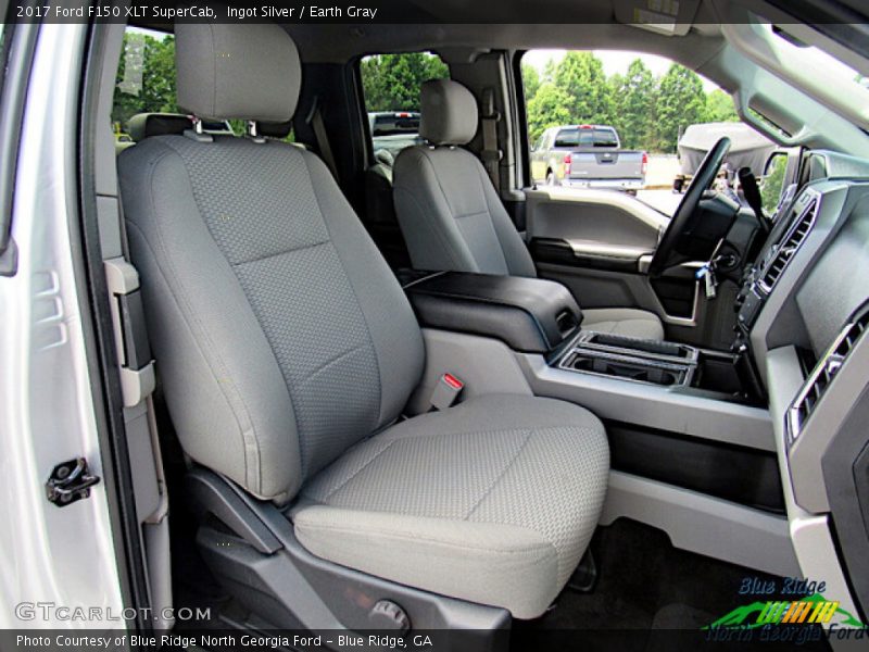 Ingot Silver / Earth Gray 2017 Ford F150 XLT SuperCab