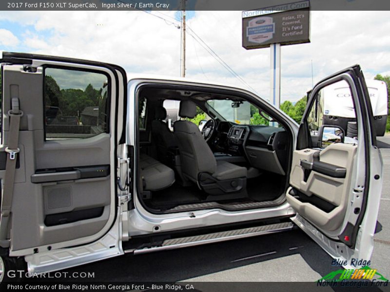 Ingot Silver / Earth Gray 2017 Ford F150 XLT SuperCab