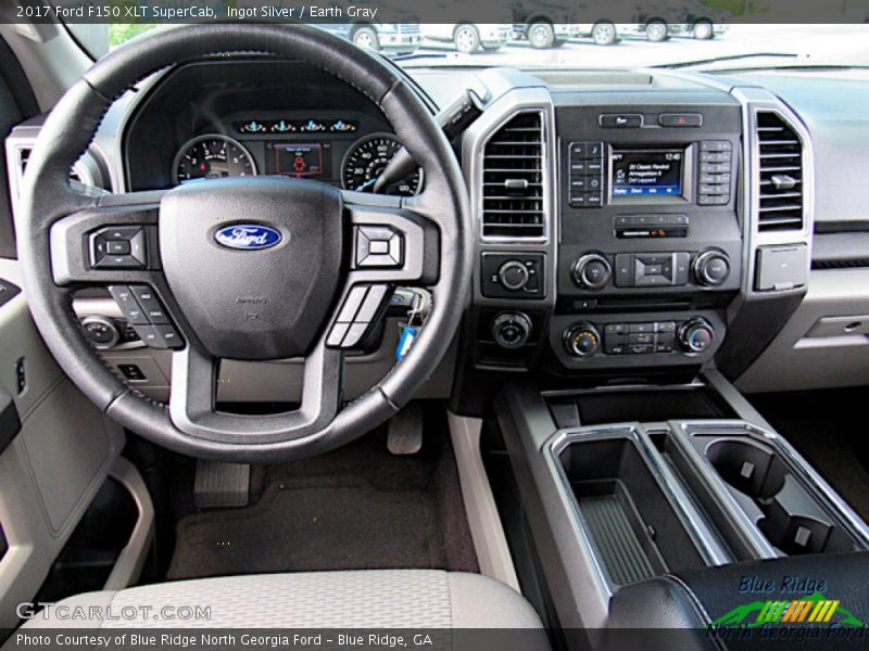 Ingot Silver / Earth Gray 2017 Ford F150 XLT SuperCab